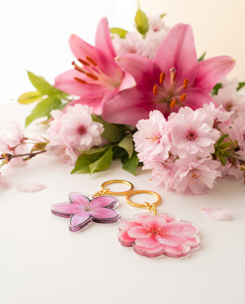 Floral Keychains