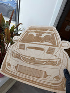Custom Car Engraving