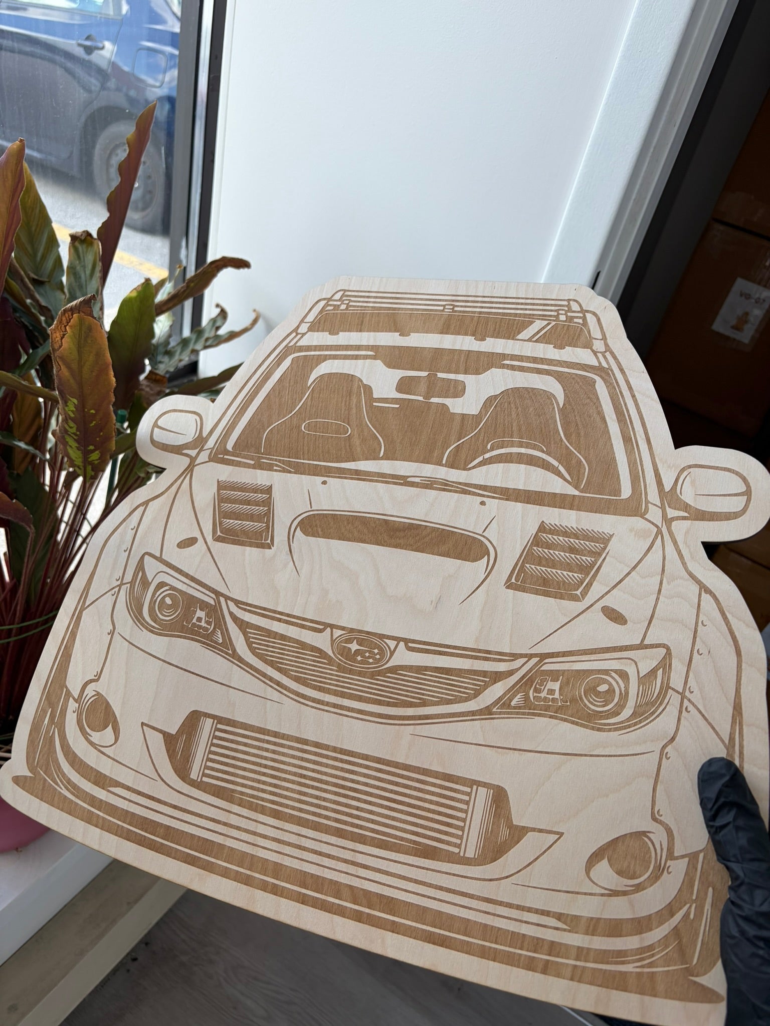 Custom Car Engraving
